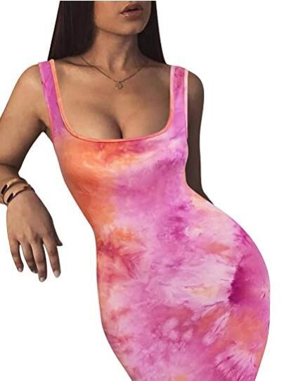 Womens Sexy Bodycon Tank Dress Sleeveless - BLUTIFUL1