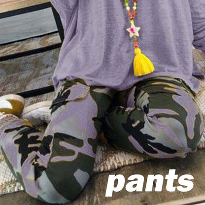 🌿 Comfy Camo High Waist Trousers: Your New Casual Must-Have! 🍂