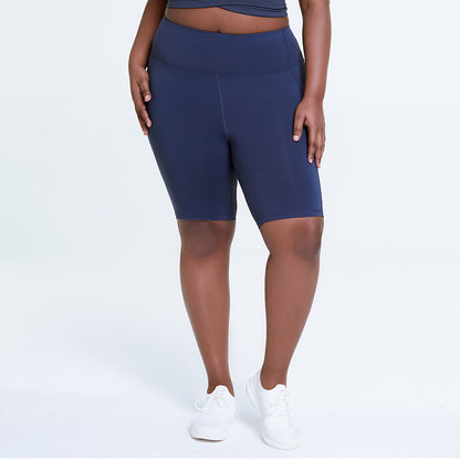 Plus Size Fitness Running Workout Shorts Women