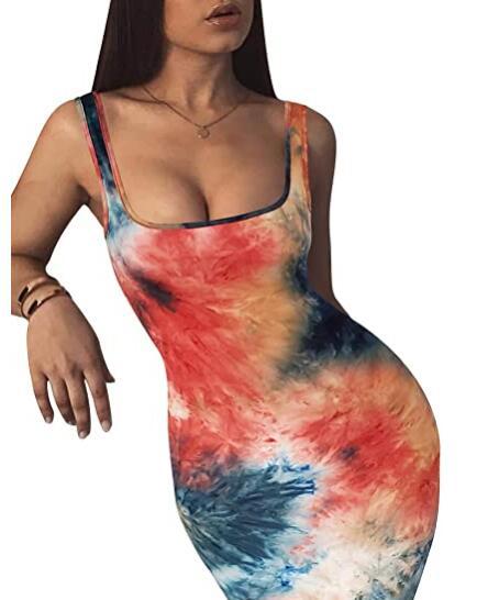 Womens Sexy Bodycon Tank Dress Sleeveless - BLUTIFUL1