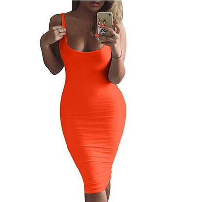 Womens Sexy Bodycon Tank Dress Sleeveless - BLUTIFUL1