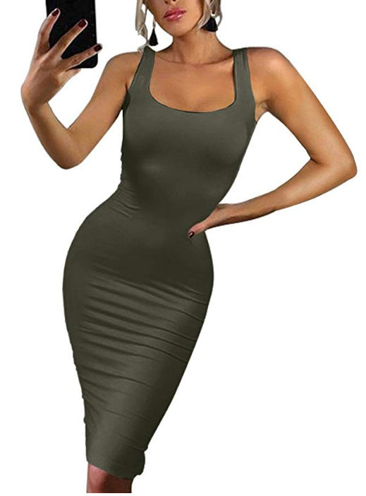 Womens Sexy Bodycon Tank Dress Sleeveless - BLUTIFUL1