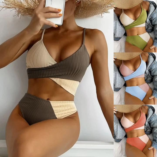 Polyester Bikini Stripe - BLUTIFUL1